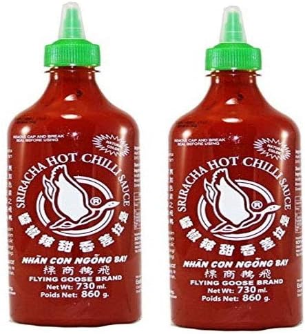 Flying Goose Sriracha Hot Chilli Sauce Pack 2 x 730 ML