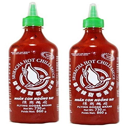 Flying Goose Sriracha Hot Chilli Sauce Pack 2 x 730 Ml