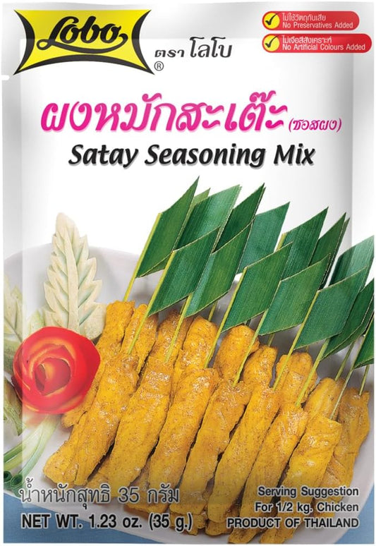 Thai Satay Seasoning Mix 100g lobo Brand