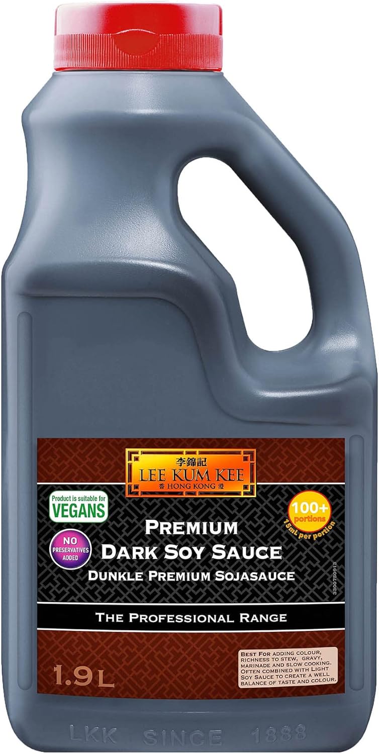 Lee Kum Kee Premium Light Soy Sauce, Professional Range Bulk Size, Vegan, No Added Preservatives, Halal, 1.9 Litre (Pack of 1)