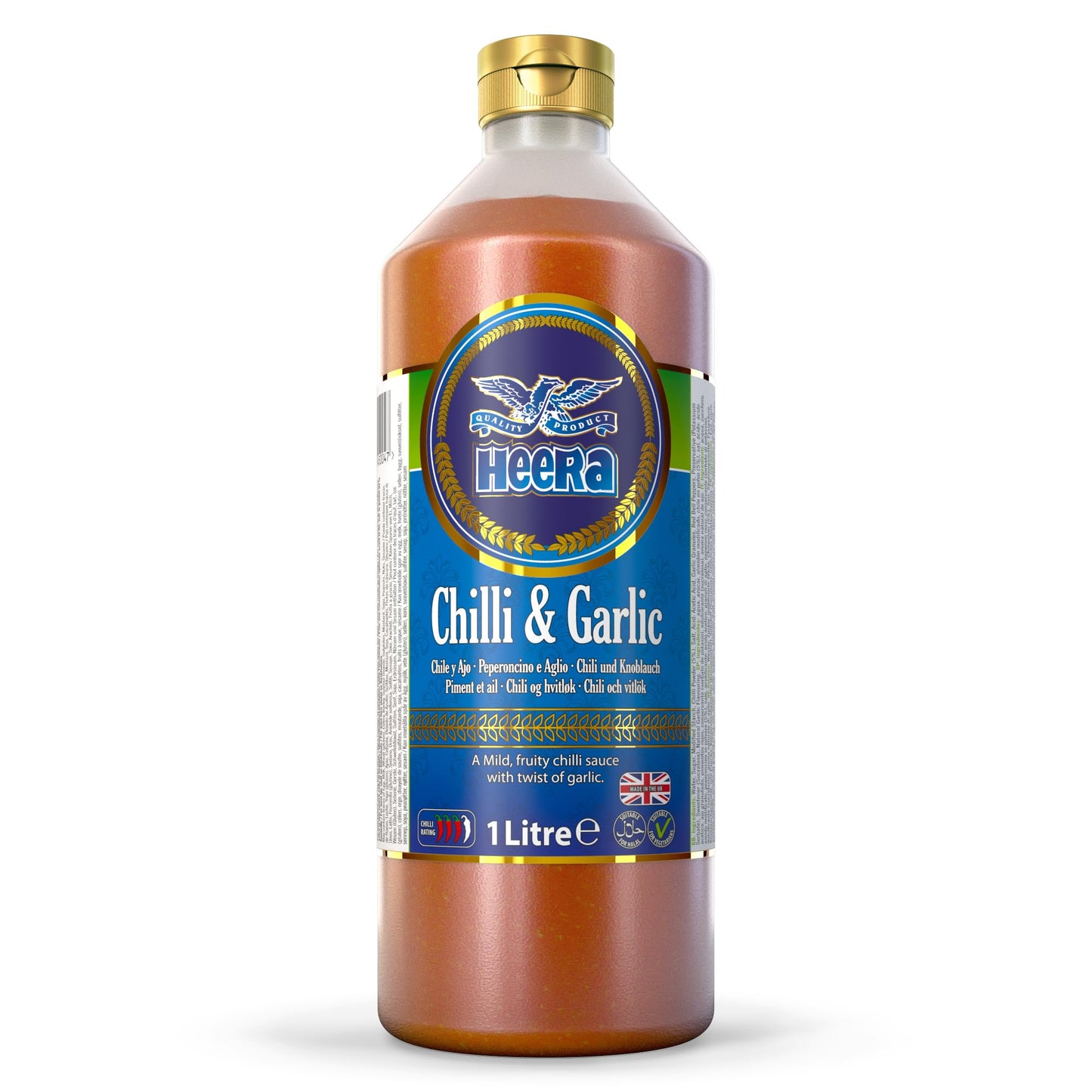 Heera Chilli & Garlic Sauce - 1ltr