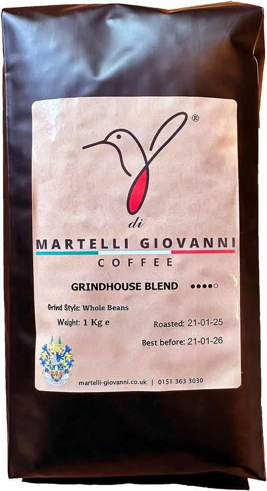 Martelli Giovanni Coffee Beans (Grind House Blend) WHOLE BEANS 1Kg