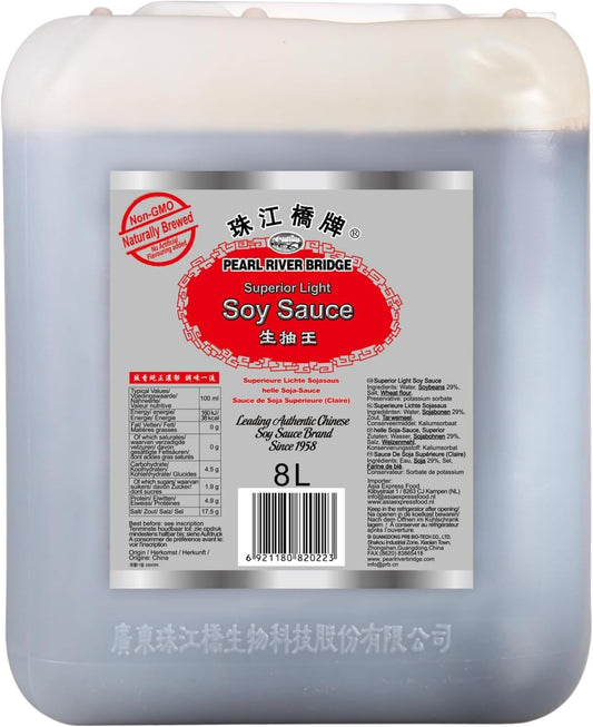 Pearl River Bridge Superior Light Soy Sauce 8L