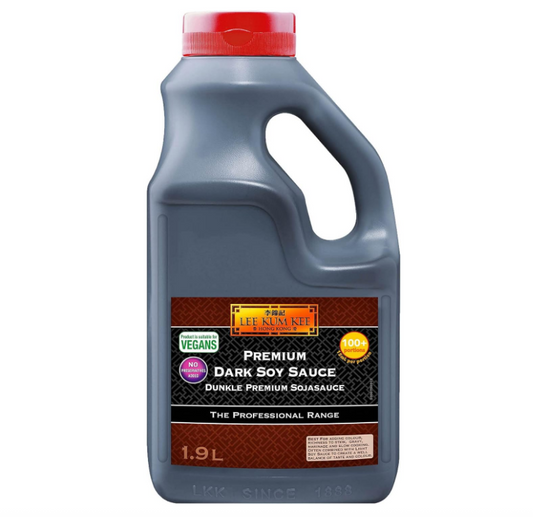 Lee Kum Kee Premium Dark Soy Sauce, Professional Range Bulk Size, Vegan,No Added Preservatives, Halal 1.9 Litre (Pack of 1)