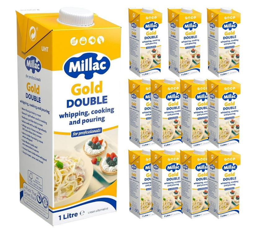 Millac UHT Gold Double Cream Alternative - 12x1ltr