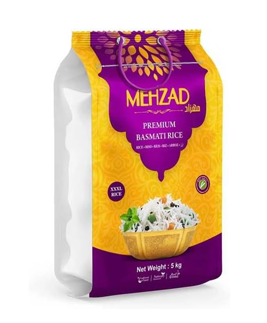 Mehzad Ultra Premium Basmati Rice 5kg | XXXL Rice | by LuckyBoy