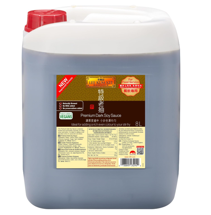 Lee Kum Kee Premium Dark Soy Sauce, 8 L