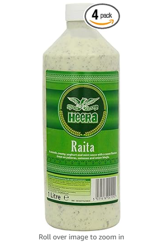 Heera Raita Yogurt Mint Sauce (Pack of 4)