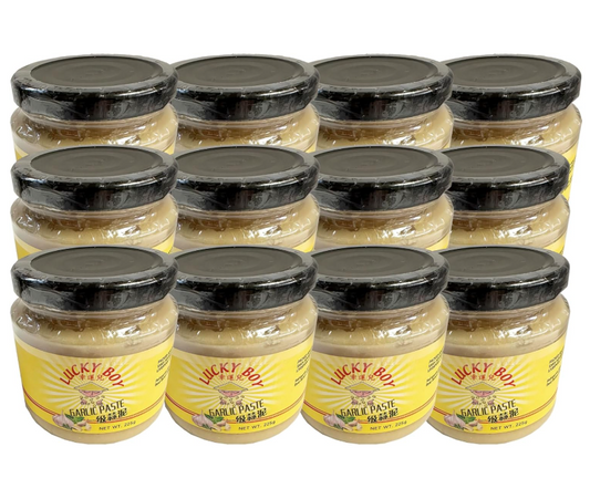Lucky Boy Garlic Paste Pack of 225grm (12 PACK)