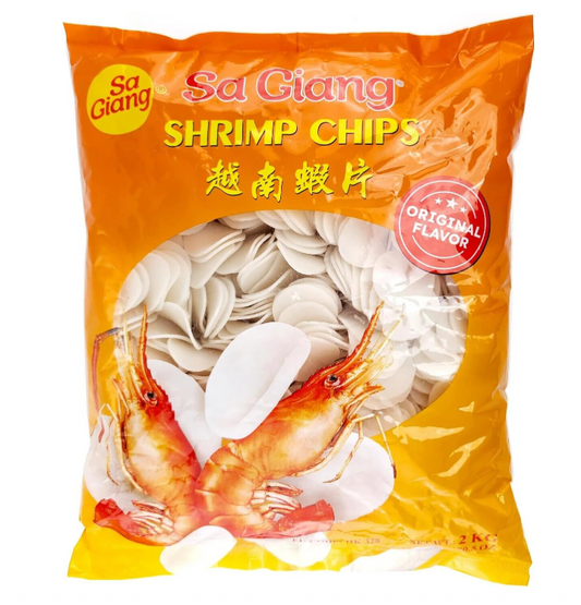 Sa Giang Uncooked Shrimp Chips - Prawn Crackers - 2kg