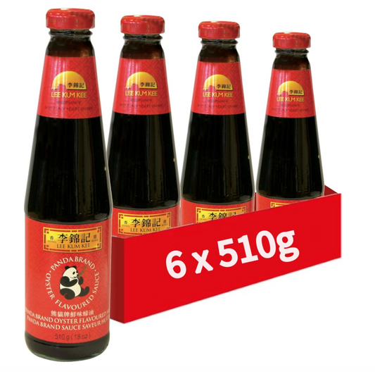 Lee Kum Kee Panda Brand Oyster Flavoured Sauce, 510 g (Pack of 6)