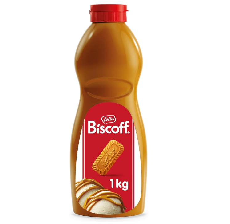 Biscoff - Sweet Spread Topping - Caramelised biscuit flavour - Vegan - No colours or added flavours - 1L