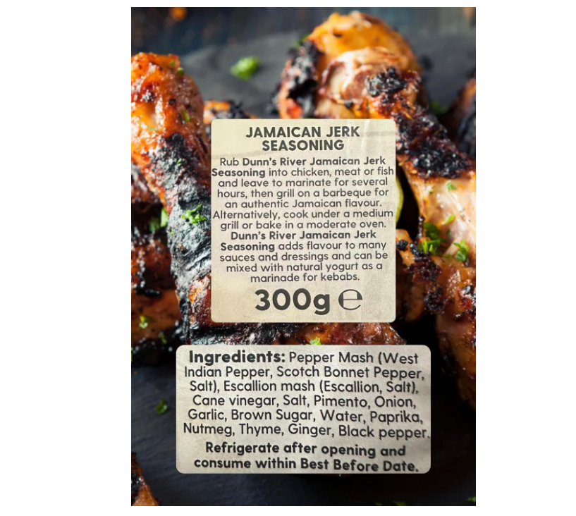 Dunn's River JAMAICAN Jerk Seasoning (HOT) 312g (PACK OF 6)