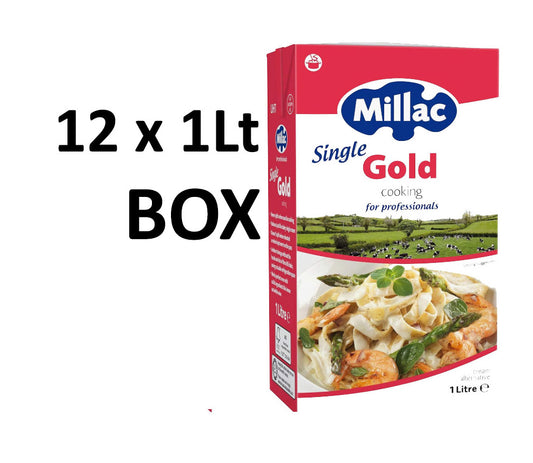Millac UHT Gold Single Cream - 12x1ltr (CASE)
