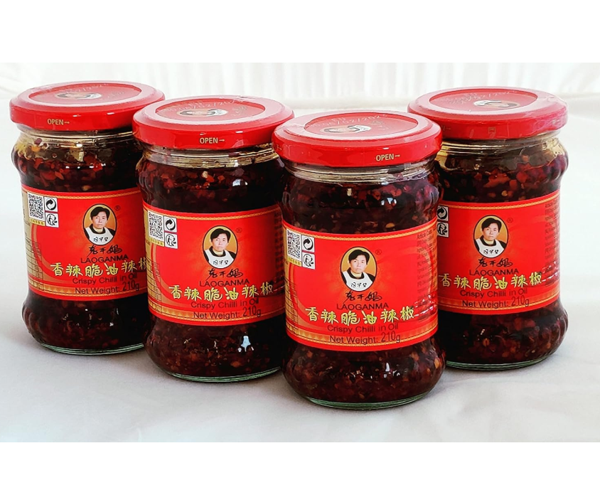 Lao Gan Ma Crispy Chilli in Oil (Pack of 4)
