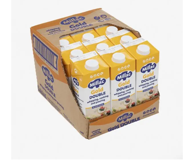 Millac UHT Gold Double Cream Alternative - 12x1ltr