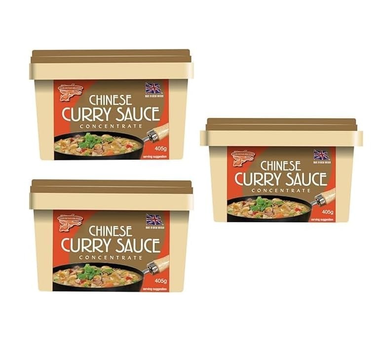 Goldfish Chinese Curry Sauce Paste 405g (Pack of 3)