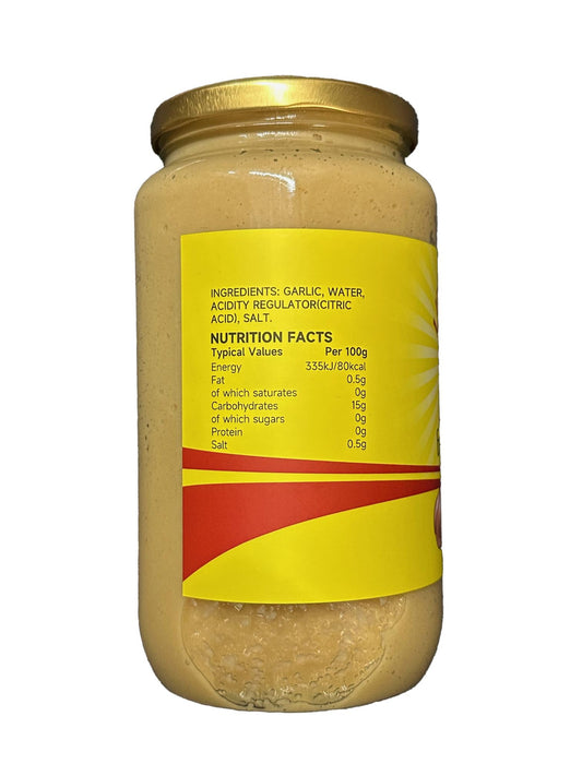 LUCKY BOY Garlic Paste | 1Kg JAR | Catering Size (Pack of 4x1Kg)