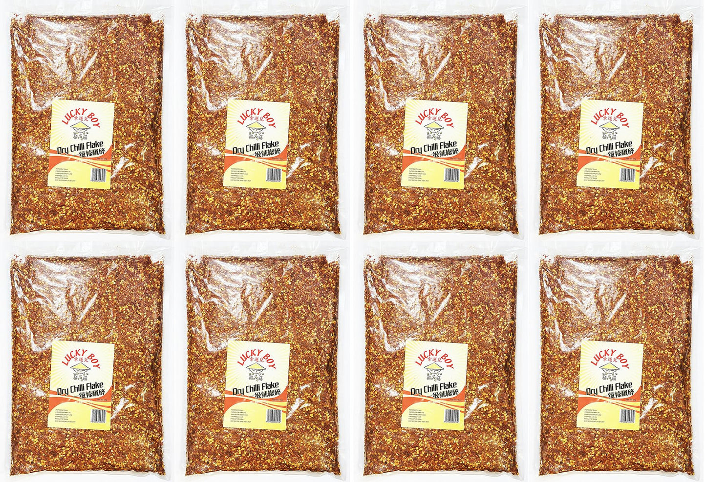 LUCKY BOY Crushed Chilli Flakes | Catering Size | 1Kg BAG |
