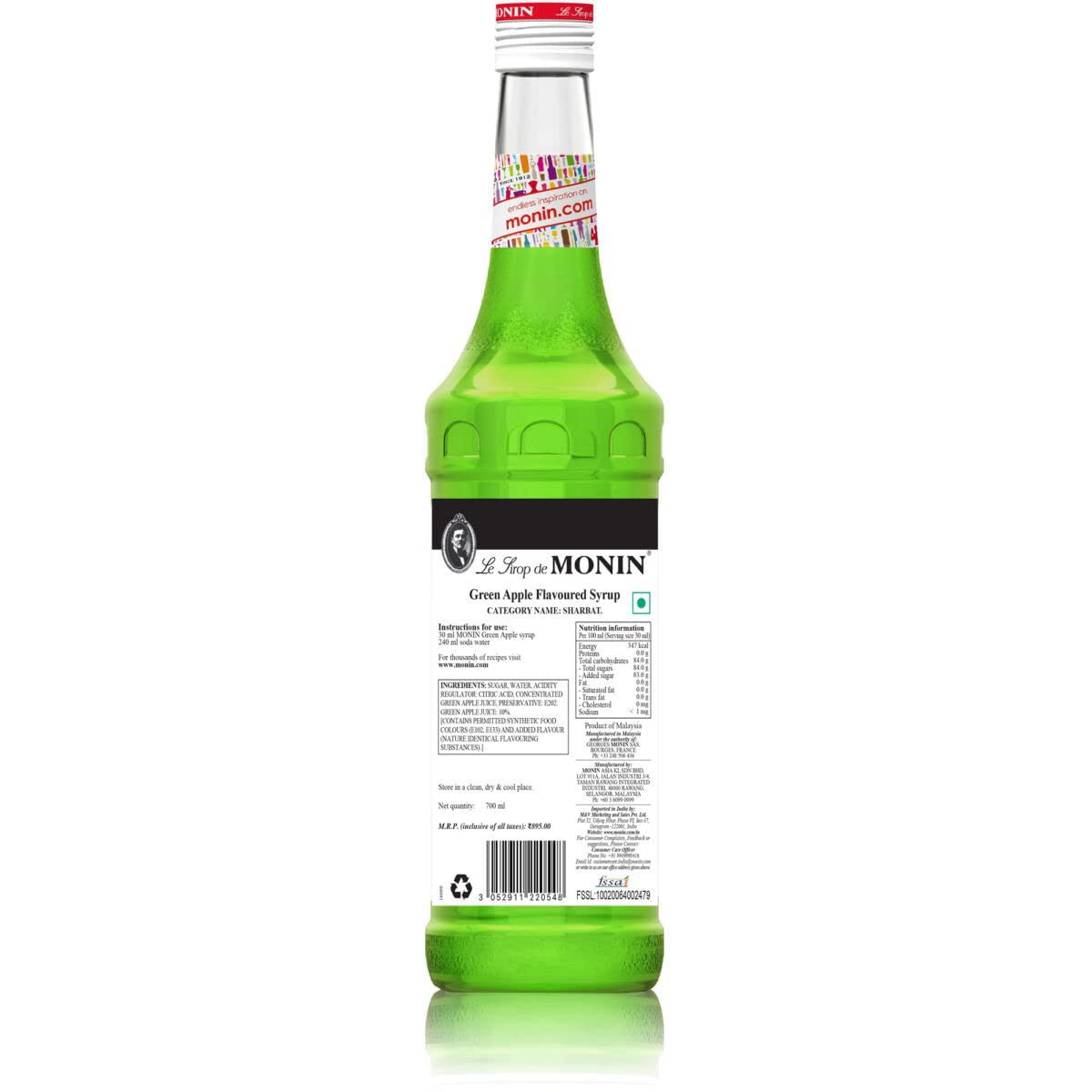 Monin Green Apple syrup 700ml