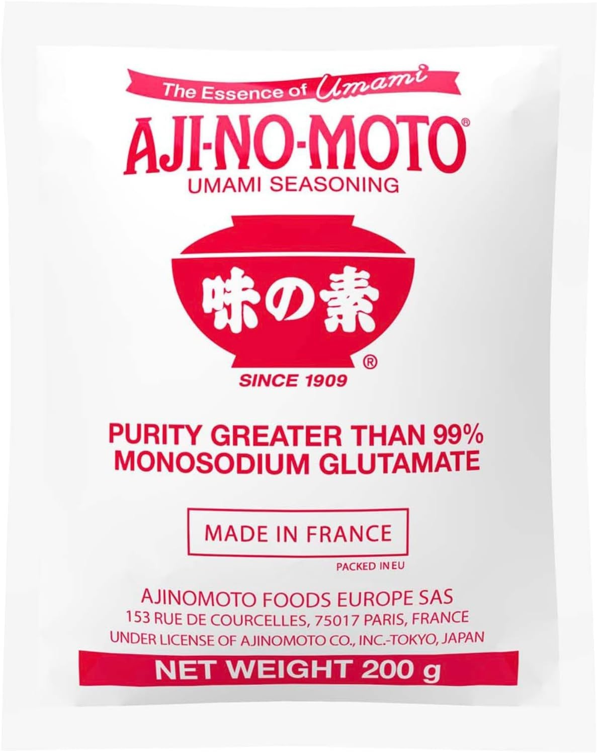 Ajinomoto Monosodium Glutamate MSG Japanese Umami Seasoning 200g