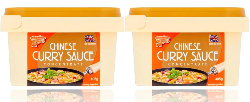 Chinese Curry Sauce Paste Concentrate 405g - (Pack of 2)
