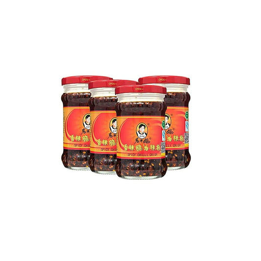 Lao Gan Ma Crispy Chilli in Oil (Pack of 4) by SAKA