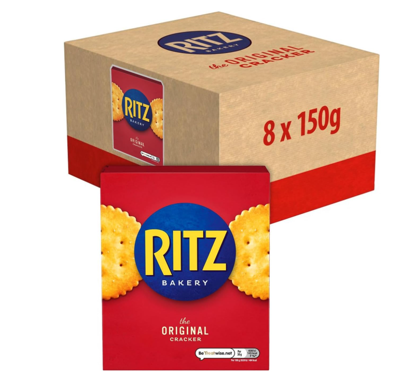 Ritz Original Crackers Pack of (8 Pack X 150g)