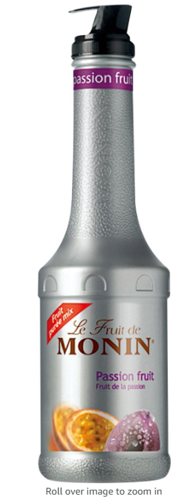 Monin Passion Fruit Puree 1 Litre Bottle