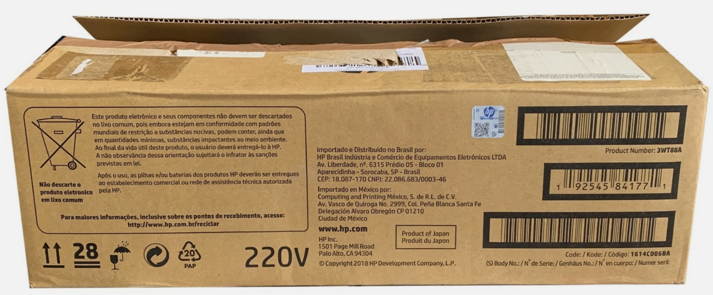 Genuine HP 220V Fuser Kit for M751 Printers 150,000 Pages - Open Box VAT Invoice