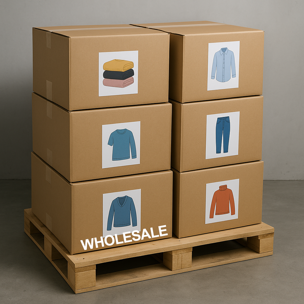 Pallet Liquidation Wholesale Mixed Clothes OVER 500 Pieces Liquidation!