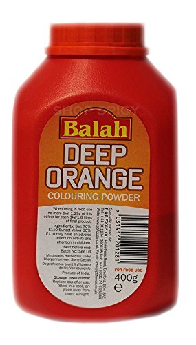 BALAH FOOD COLOUR DEEP ORANGE 400GM