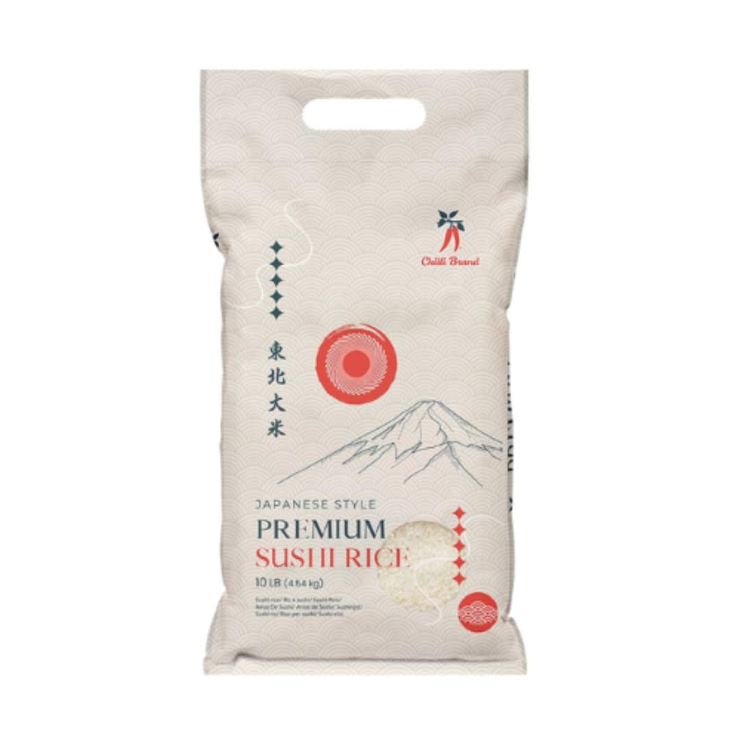 Chilli Brand | Japanese Style Premium Sushi Rice 4.54Kg | Catering Size | by LuckyBoy SAKA