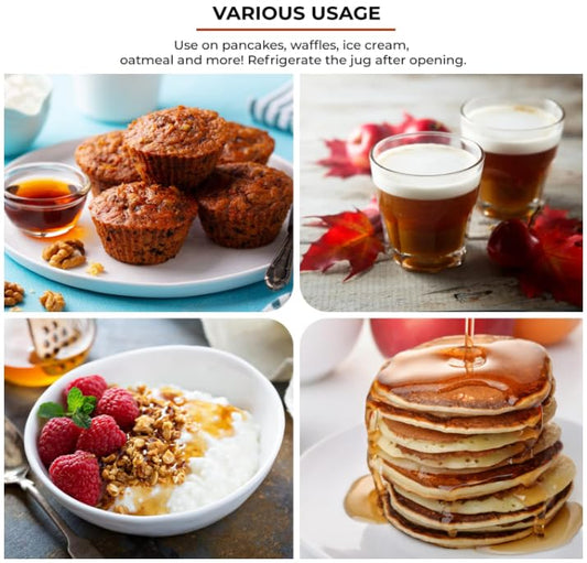 Canadian Turkey Hill Maple Syrup | Amber | Grade A | Various Size | Gift Set | with Lucky Boy greetings