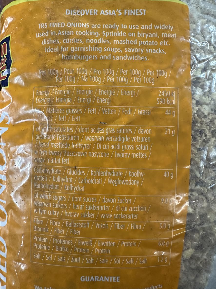 Lucky Boy TRS Crispy Fried Onion | Catering Size | 2.5Kg | Great Flavour