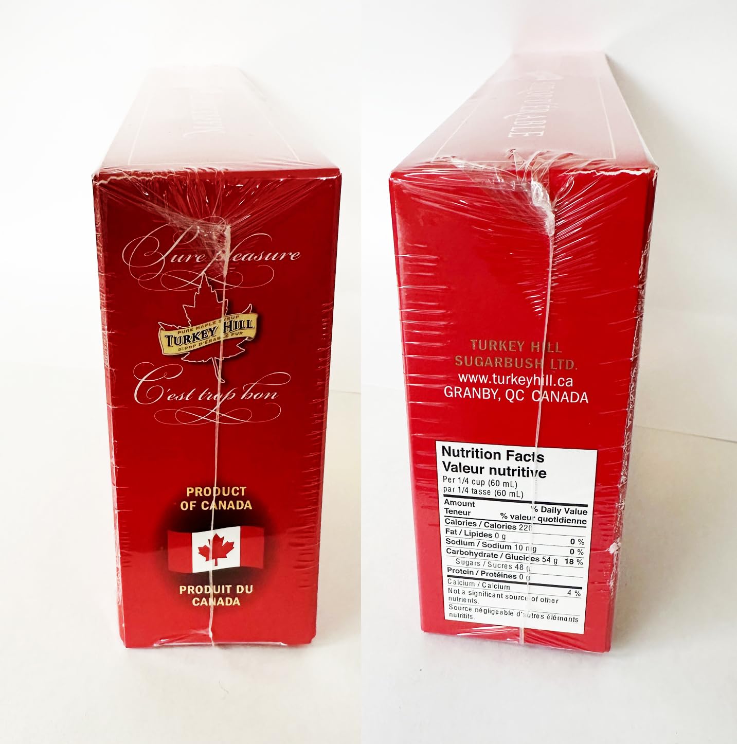 Canadian Turkey Hill Maple Syrup | Amber | Grade A | Various Size | Gift Set | with Lucky Boy greetings