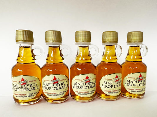 Canadian Turkey Hill Maple Syrup | Amber | Grade A | Various Size | Gift Set | with Lucky Boy greetings