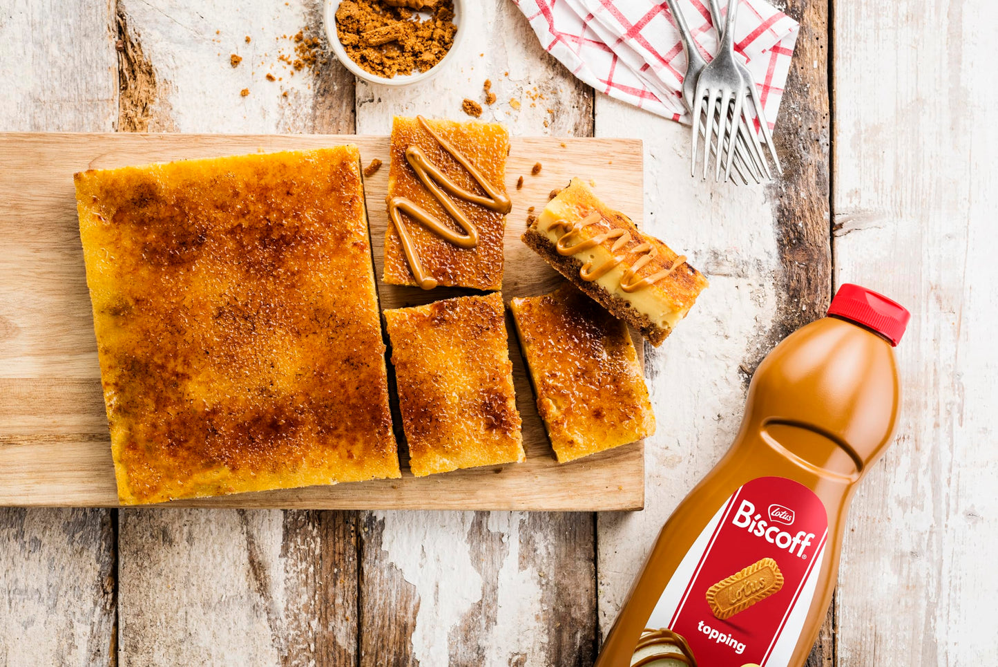 Biscoff - Sweet Spread Topping - Caramelised biscuit flavor - Vegan - No colours or added flavours - 1L, Packaging May Vary