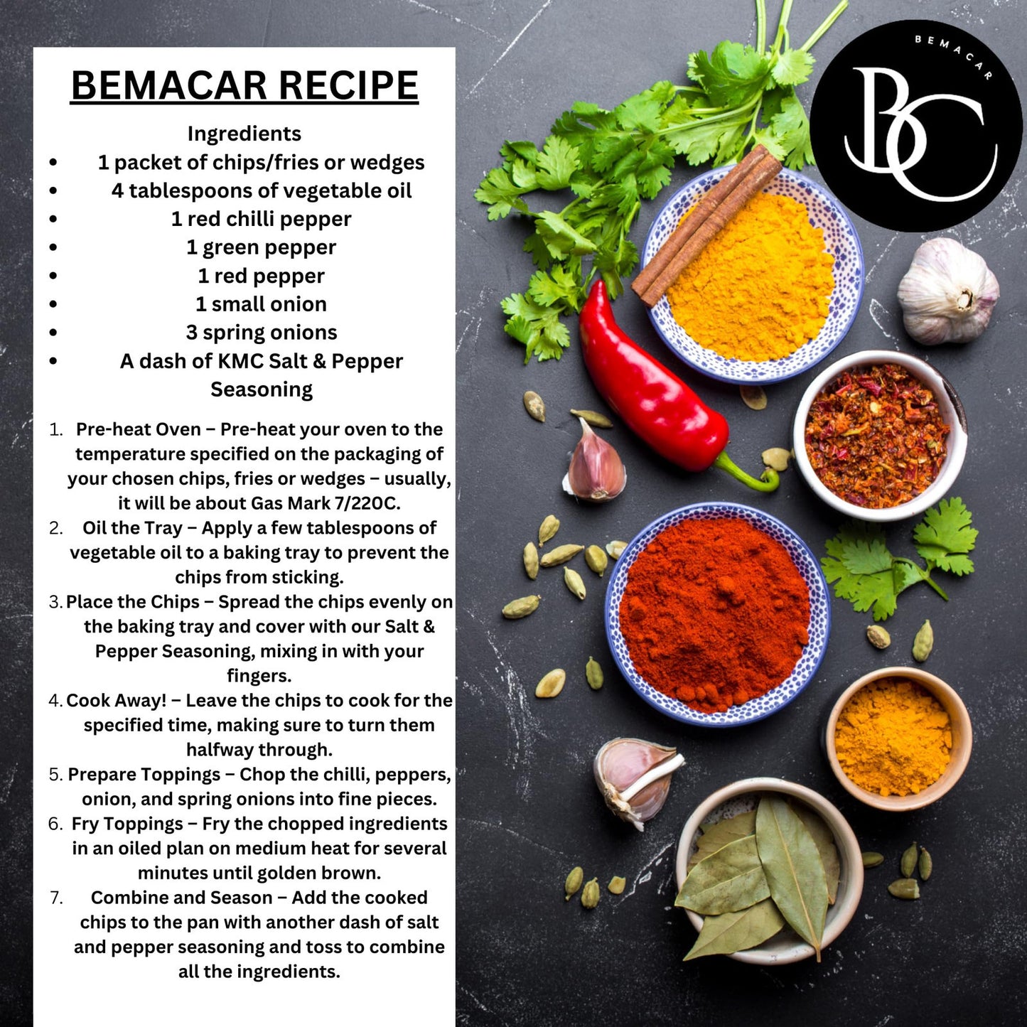 KMC Salt and Pepper Chinese Seasoning MSG for Cooking Chips Meat etc 2x250g