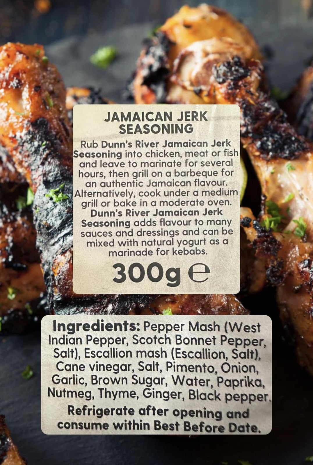 Dunn's River JAMAICAN Jerk Seasoning (HOT) 300g