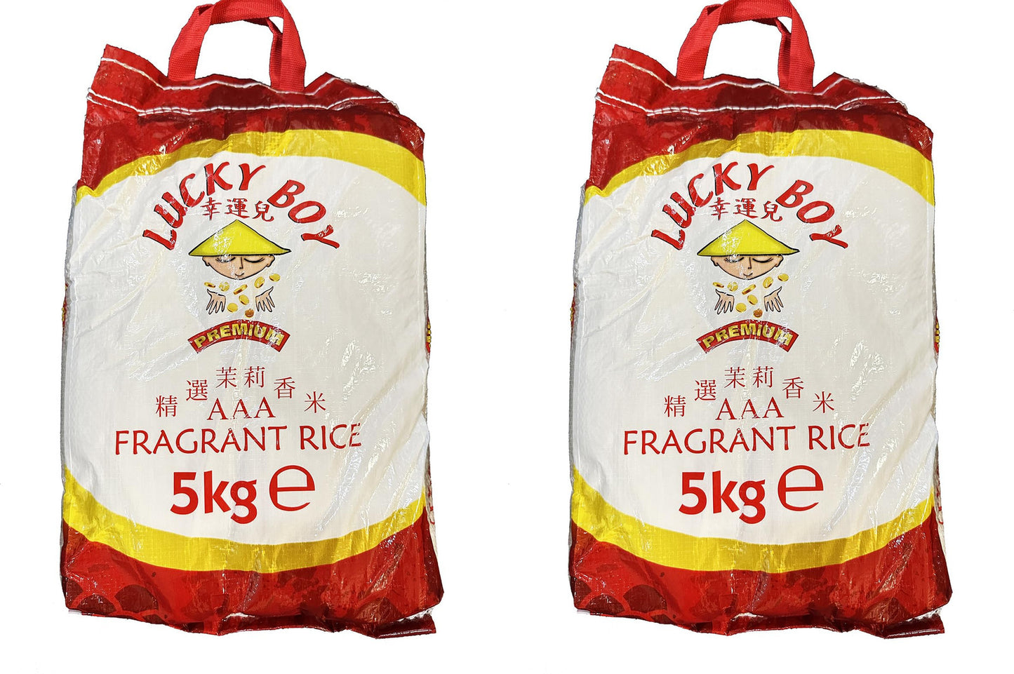 LUCKY BOY FRAGRANT SCENTED RICE | 5Kg Bag | Catering Size (Pack of 2x5Kg)