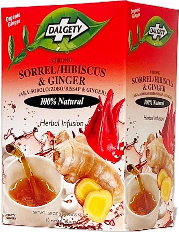 Dalgety Sorrel/Hibiscus & Ginger Herbal Infusion 45g Cartons (6 Pack)