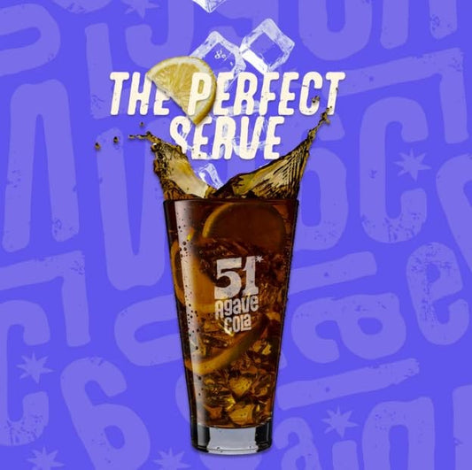 51 Agave Cola - Original | Lemon Zest & Vanilla | Gluten-Free- 12 x 275ml