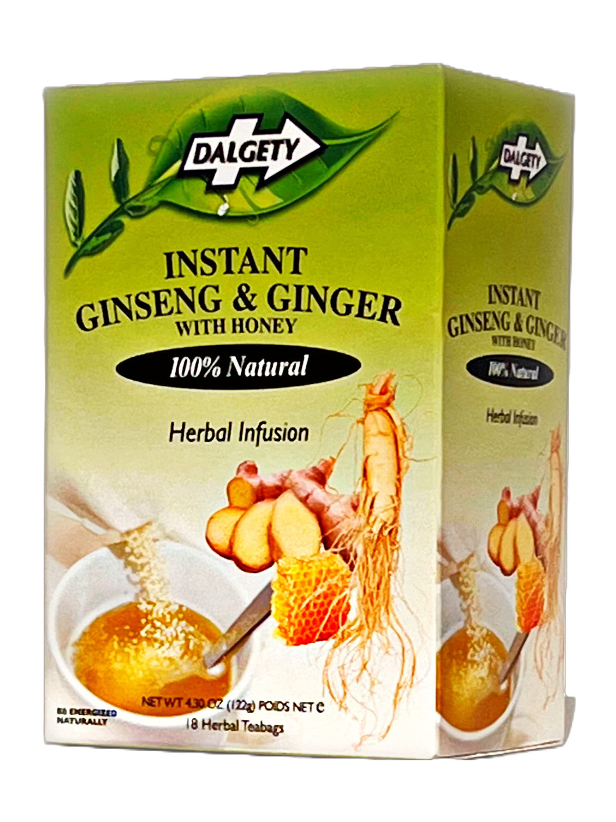 Dalgety Ginseng&Ginger Herbal Infusion TEA 122g 100% Natural, Caffeine Free