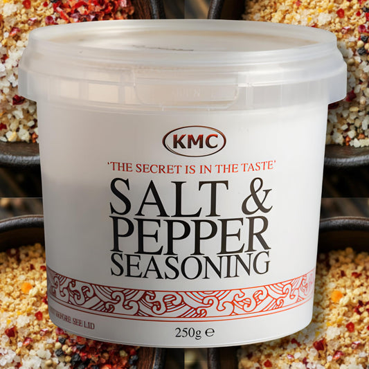KMC Salt and Pepper Chinese Seasoning MSG for Cooking Chips Meat etc 2x250g