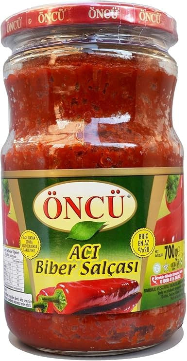 ONCU Hot & Mild Red Pepper Paste Bundle – 700g Jars (Pack of 2) | Spicy & Sweet