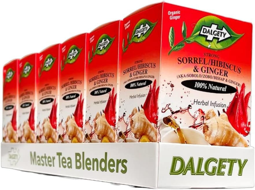 Dalgety Sorrel/Hibiscus & Ginger Herbal Infusion 45g Cartons (6 Pack)
