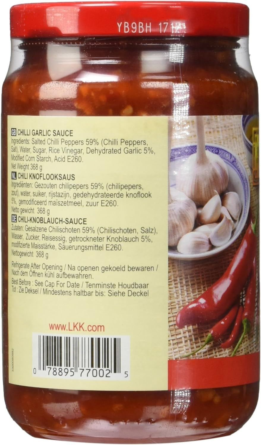 Lee Kum Kee Chilli Garlic Sauce 368 g (Pack of 2)