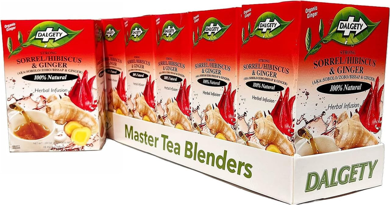 Dalgety Sorrel/Hibiscus & Ginger Herbal Infusion 45g Cartons (6 Pack)