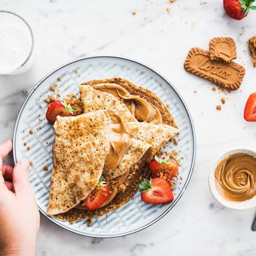 Lotus Biscoff Sweet Spread Topping Caramelised Vegan No added flavours 1L